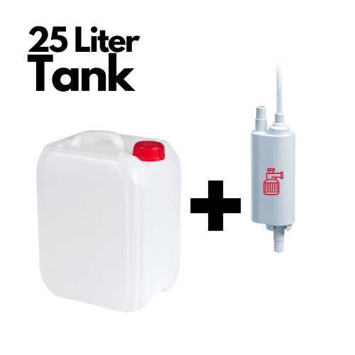 External 25 liter tank